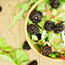 Kidney Friendly Salad With Blackberries