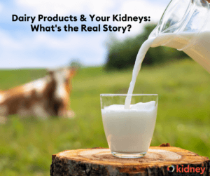 meadow with brown cow resting in background, pitcher pouring milk into glass cup