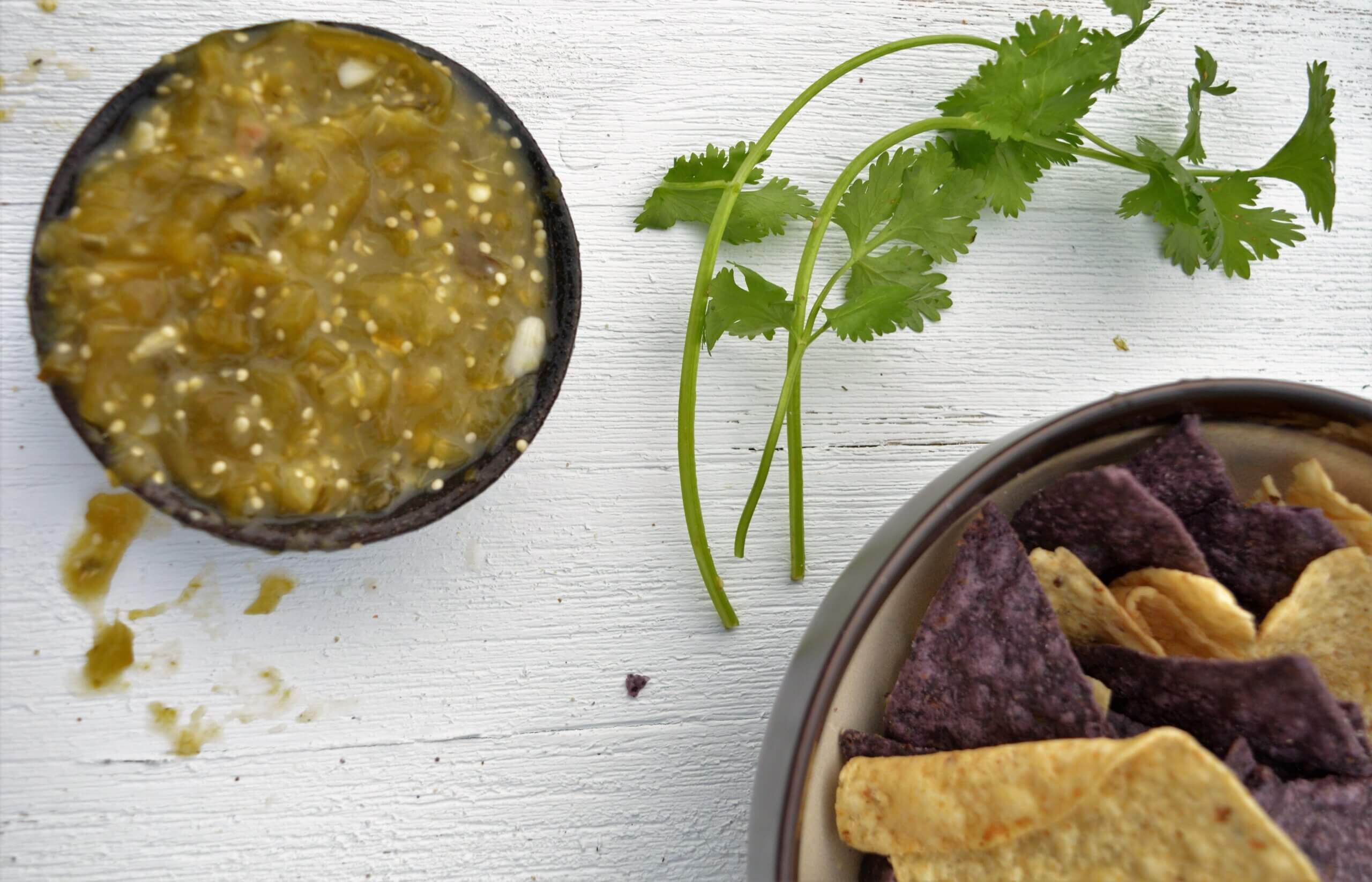 Roasted Tomatillo Salsa For Renal Diet