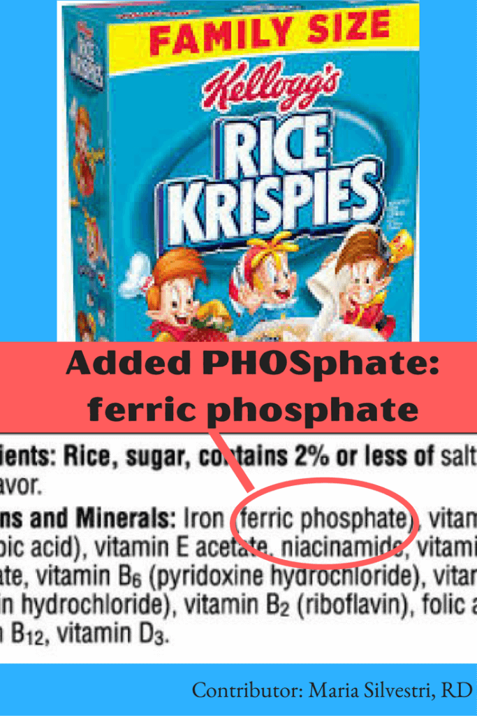 Rice Krispies With Added Phosphate