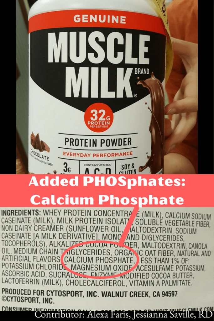Protein Powder With Added Phosphates