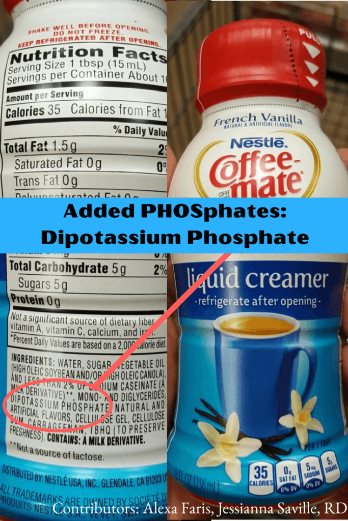 Coffee Creamer With Added Phosphates