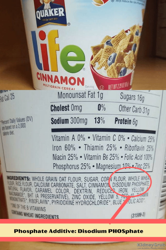 Cereal With Added Phosphates