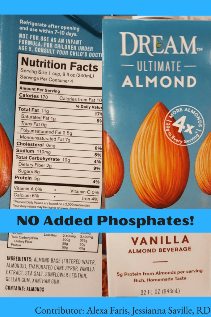 Almond Milk With No Added Phosphates!