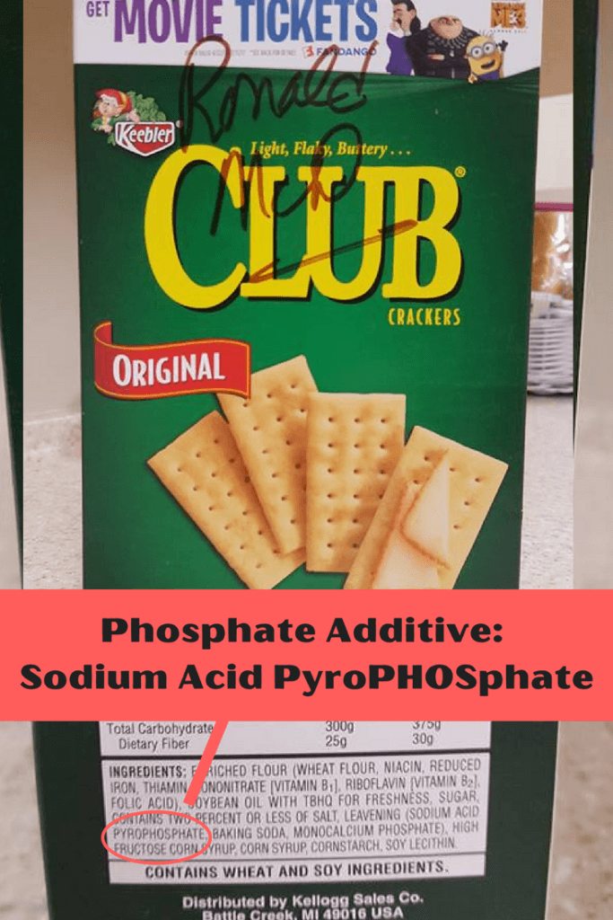 Crackers With Phosphate Additive