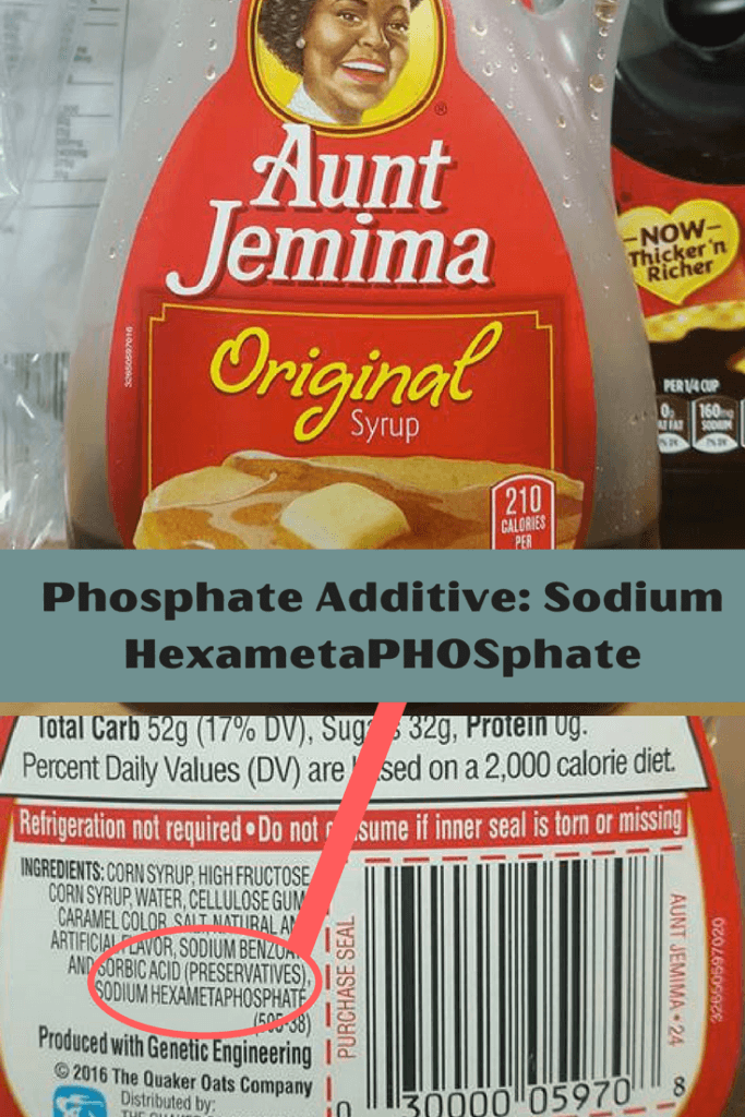 Syrup With Phosphate Additive