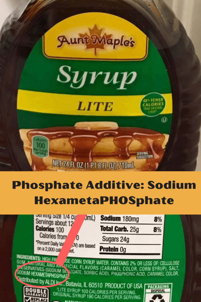 Syrup With Phosphate Added