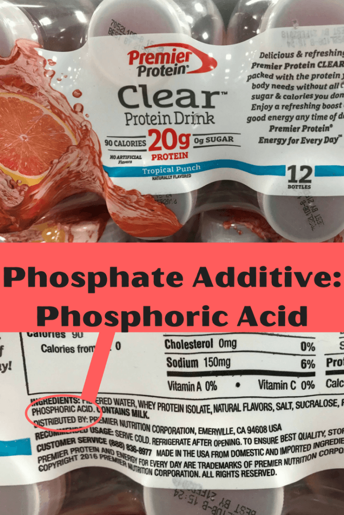 Flavored Water With Added Phosphates!
