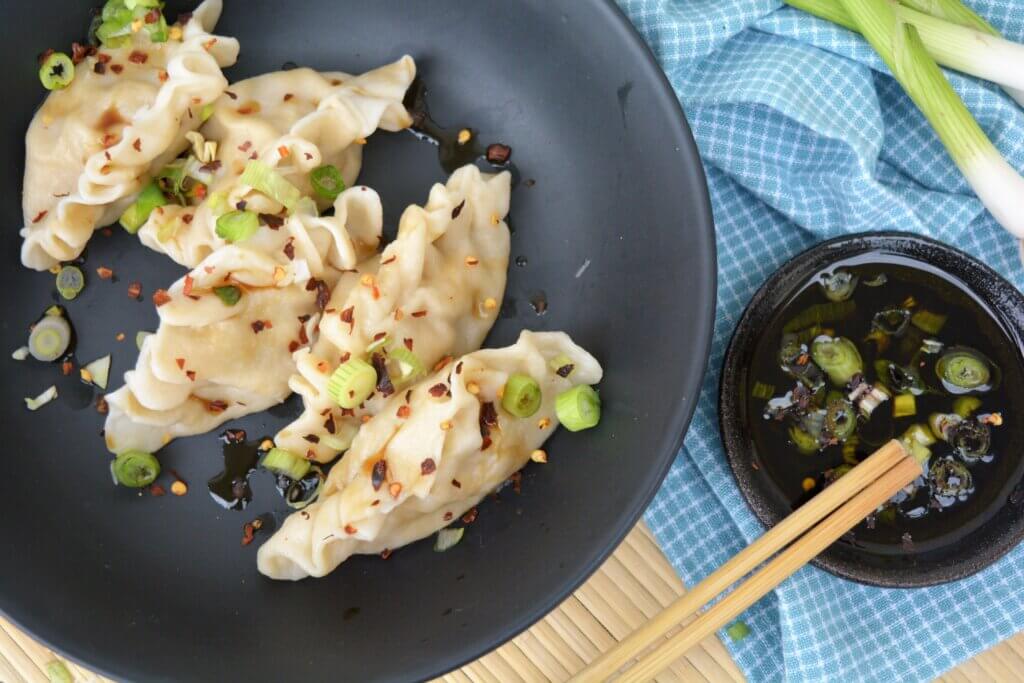 low sodium dumpling with dipping sauce for kidney diet