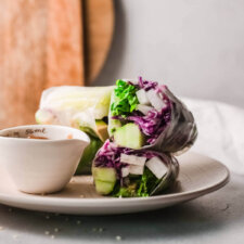 Summer Rolls With Peanut Sauce 1