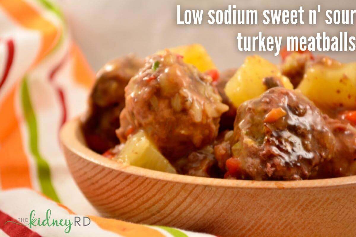 Low Sodium Sweet N Sour Meatballs