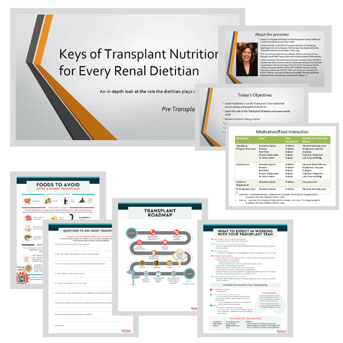 Handout, slides, video thumbnail collage from online course