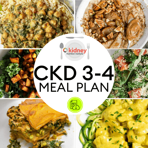 CKD Stage 3-4 Meal Plan