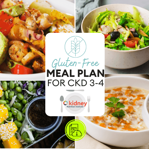 Gluten-Free Early CKD Stage 3-4 Meal Plan