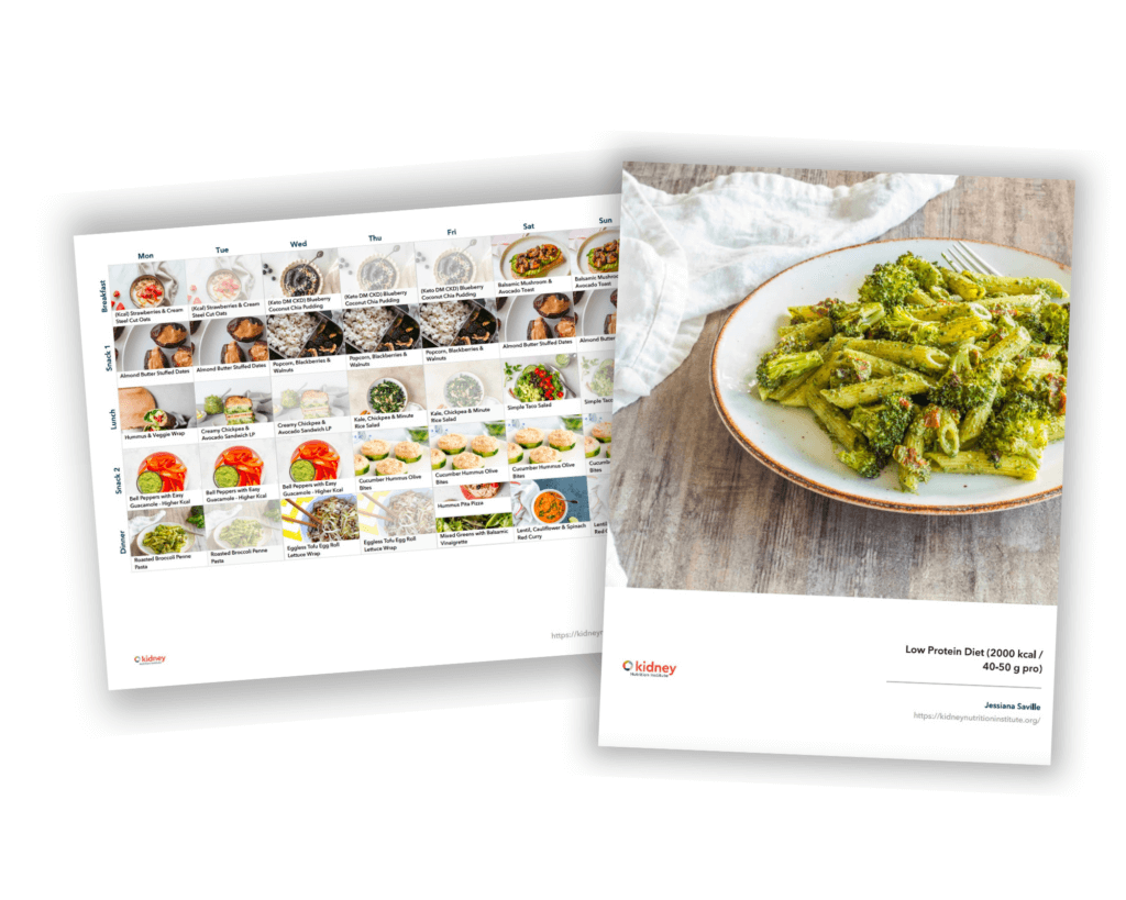 Low Protein Meal Plan
