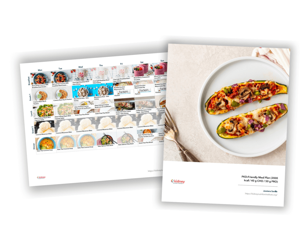 Pkd Friendly Meal Plan