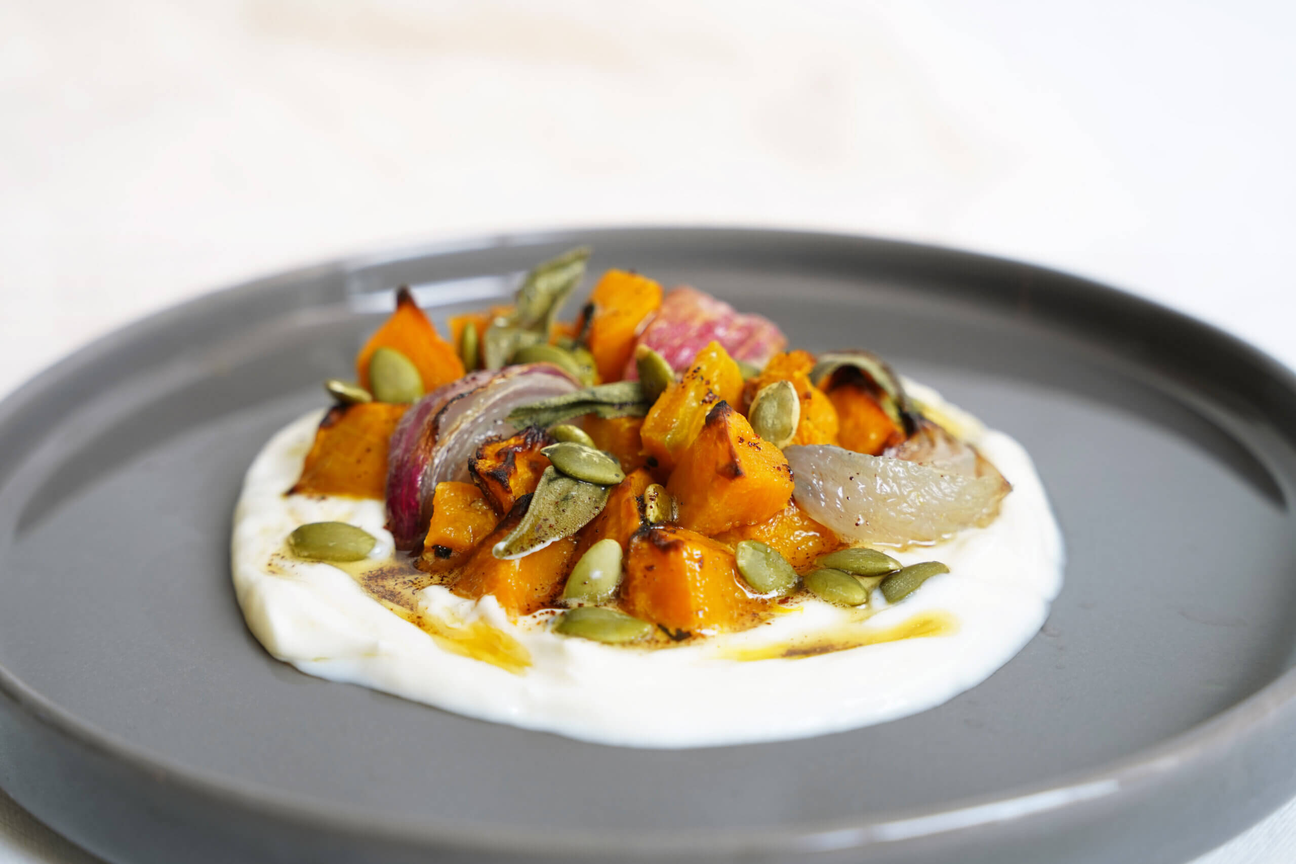 Brown Butter Sage Roasted Winter Squash 45 Closeup