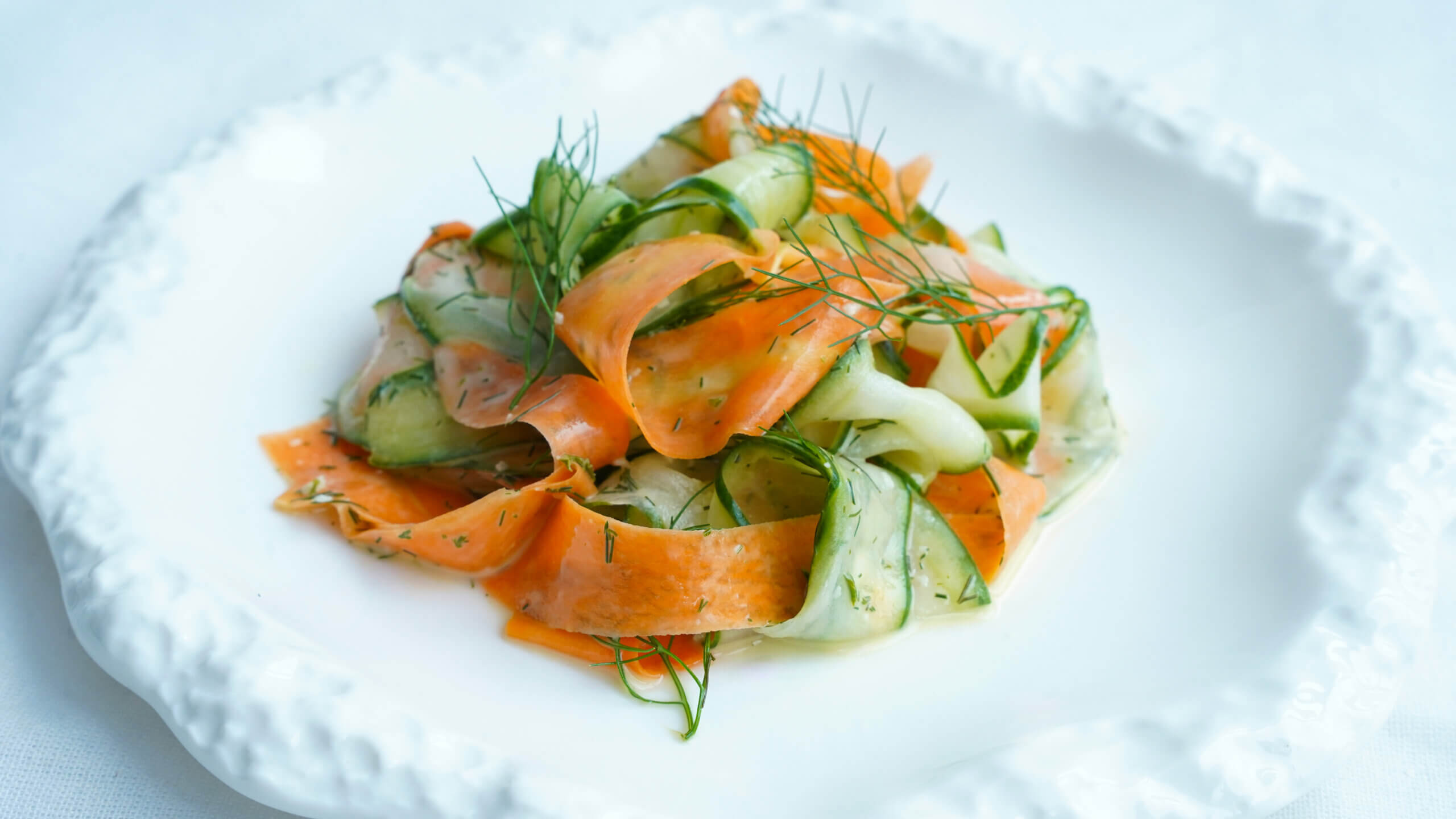 Shaved Carrot & Cucumber With Creamy Dill Dressing Zoom