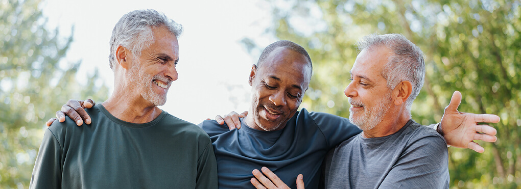 An Interracial Senior Couple Goes Grocery Shopping Together