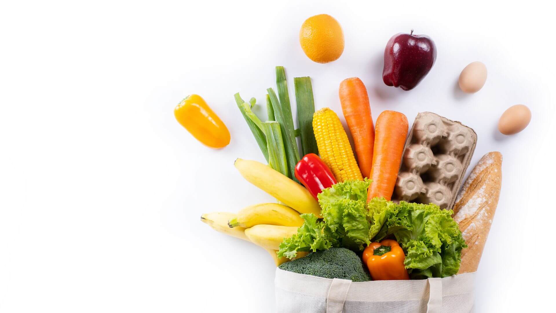 plado plant dominant diet grocery bag