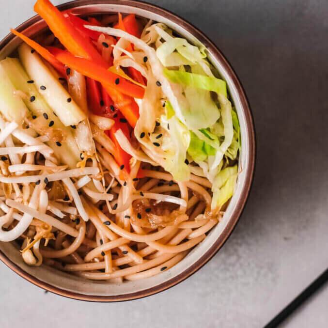 Cold Sesame Noodle Salad 7