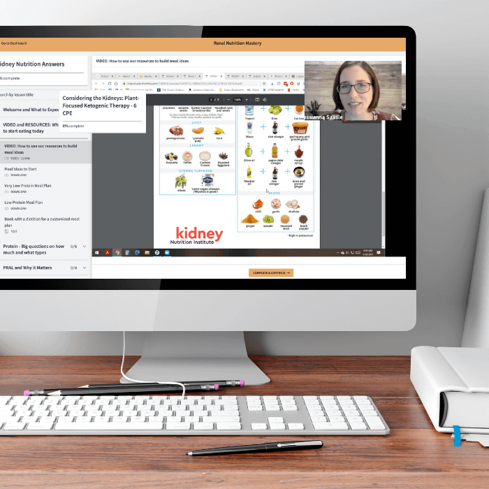 Kidney Nutrition Answers Course