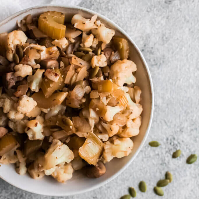 Low Carb Cauliflower Stuffing 2