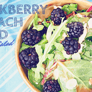 Blackberry Spinach Salad Title